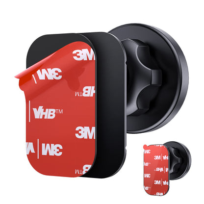 3M [6 Pack] Sticky Adhesive Pads Replacement Mounting Tape, Dashboard Sticker for Magnetic Phone Car Mount, Double Sided 3M Adhesive Pads, with 2 Dry Wipes