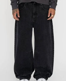 Sale  Baggy Fit Jean | Jeans - Baggy Fit Barrel Jeans in Washed Black